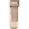 Ekena Millwork Traditional Craftsman Smooth Bracket w/ Offset Brace, Douglas Fir, 5 1/2"W x 18"D x 18"H BKT0604X18X18TRA04SDF - alternate 3